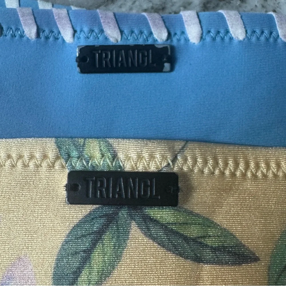 TRIANGL neoprene bikini swim bottom Size Medium (lot of 2)